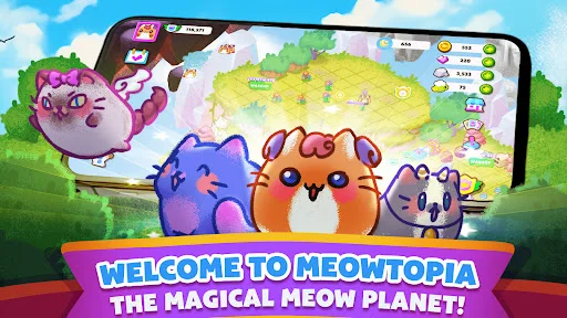 Meowtopia: Zodiac Cat Merge ডাউনলোড করুন – সেরা ক্যাট মার্জ গেম - Screenshot 1