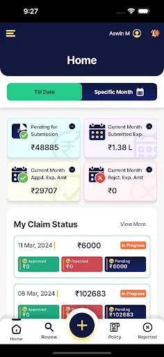 E Claim (Jyothy Labs) ডাউনলোড করুন – সেরা এমপ্লয়ি এক্সপেন্স ম্যানেজমেন্ট অ্যাপ - Screenshot 17