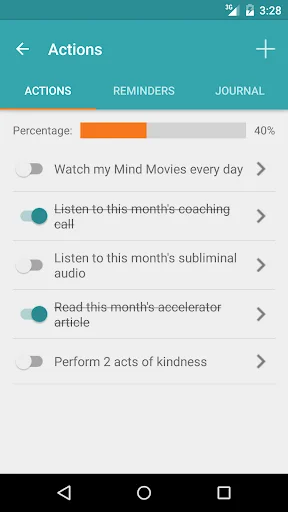 Subliminal Success Accelerator ডাউনলোড করুন – আত্মোন্নয়নের সেরা অ্যাপ - Screenshot 3