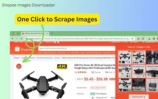 Shopee Images Downloader – উচ্চ মানের ছবি ডাউনলোড করুন - Screenshot 1