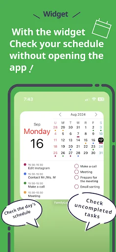 Shared Calendar: FamilyLog ডাউনলোড করুন – পারিবারিক সময়সূচী ও টাস্ক ম্যানেজমেন্ট - Screenshot 6