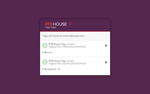 RTB House Tags Helper ডাউনলোড করুন – সেরা ট্র্যাকিং টুল - Screenshot 1