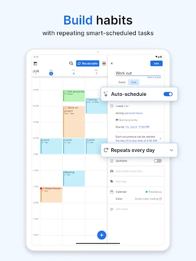 FlowSavvy ডাউনলোড করুন – AI ভিত্তিক স্মার্ট টাইম ব্লকিং ও শিডিউলার - Screenshot 21