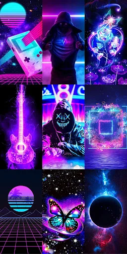 Neon Wallpaper HD ডাউনলোড করুন – সেরা নিওন ওয়ালপেপার কালেকশন - Screenshot 1