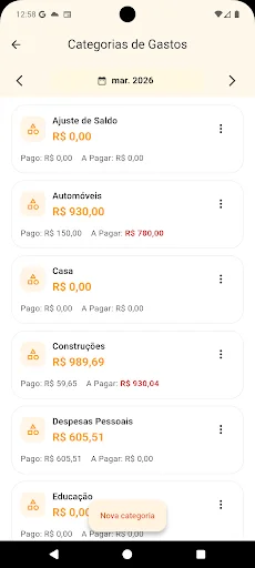 Minhas Contas X ডাউনলোড করুন – ব্যক্তিগত অর্থ ব্যবস্থাপনা টুল - Screenshot 4