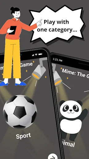 Mime: The Game ডাউনলোড করুন – পরিবার ও বন্ধুদের সাথে মজার গেম - Screenshot 3