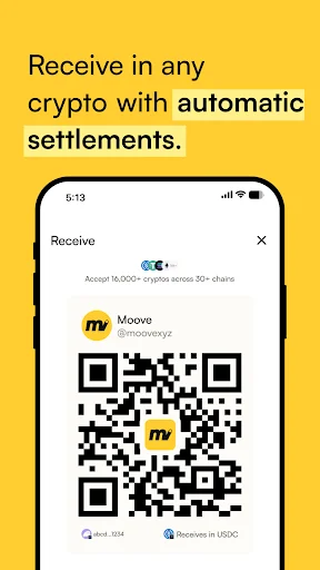 moove.xyz ডাউনলোড করুন – ক্রিপ্টো পাঠান, গ্রহণ এবং স্টেক করুন - Screenshot 5