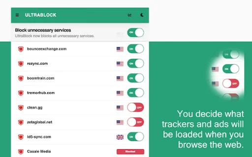 UltraBlock: সেরা অ্যাডব্লকার এবং প্রাইভেসি এক্সটেনশন ডাউনলোড করুন - Screenshot 4