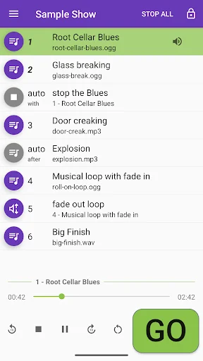 Audio Cues ডাউনলোড করুন – লাইভ পারফরম্যান্সের সেরা অডিও কন্ট্রোল - Screenshot 1