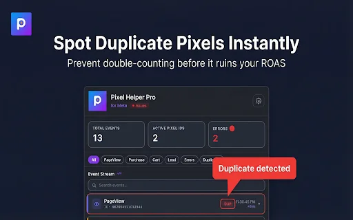 Meta Pixel Helper Pro ডাউনলোড করুন – রিয়েল-টাইম ফেসবুক পিক্সেল ডিবাগিং - Screenshot 3