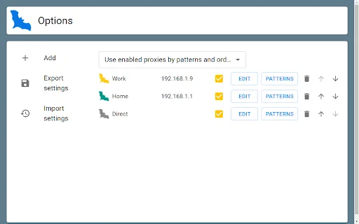 Proxyfy ডাউনলোড করুন – সেরা প্রক্সি সুইচার এবং ব্রাউজার টুল - Screenshot 1