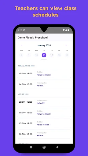Fleedu: Child Care App ডাউনলোড করুন – প্রি-স্কুল ও ডে-কেয়ার ম্যানেজমেন্ট - Screenshot 6