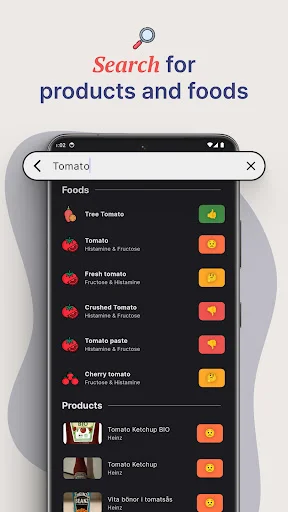 InTolerApp ডাউনলোড করুন – হিস্টামিন ও FODMAP ট্র্যাকার - Screenshot 3