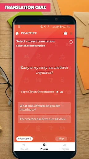 Russian Sentence Master ডাউনলোড করুন – রাশিয়ান ভাষা শিখুন - Screenshot 4