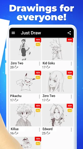 How to Draw Anime অ্যাপ ডাউনলোড করুন – অ্যানিমে আঁকা শিখুন ফ্রি - Screenshot 21