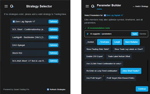 TradingView Strategy Optimizer ডাউনলোড করুন – দ্রুত ব্যাকটেস্ট ও অটোমেশন - Screenshot 1