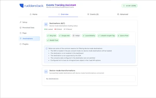 RudderStack Assistant ডাউনলোড করুন – ইভেন্ট মনিটরিং ও ডিবাগিং টুল - Screenshot 3