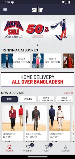 Sailor Clothing অ্যাপ ডাউনলোড করুন – সেরা ফ্যাশন কালেকশন - Screenshot 4