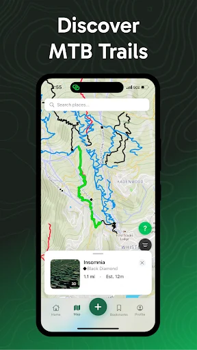 RidePal ডাউনলোড করুন – সেরা এমটিবি ট্রেইল ট্র্যাকার ও ম্যাপ - Screenshot 2