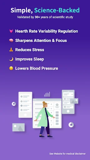 Cardiac Coherence Breathing অ্যাপ ডাউনলোড করুন – মানসিক প্রশান্তি ও স্বাস্থ্যের জন্য সেরা - Screenshot 16