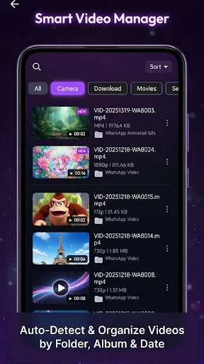 HD Player: All Format HD ডাউনলোড করুন – সেরা ভিডিও প্লেয়ার - Screenshot 3