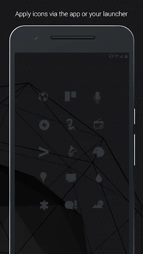 Murdered Out Pro – Black Icons ডাউনলোড করুন – সেরা আইকন প্যাক - Screenshot 3