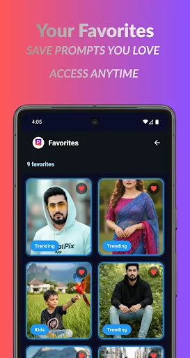 PromptPix ডাউনলোড করুন – AI ইমেজ প্রম্পট জেনারেটর ফ্রি - Screenshot 7