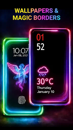 EDGE Lighting – LED Borderlight ডাউনলোড করুন – সেরা সাইবারপাঙ্ক ইফেক্ট - Screenshot 2