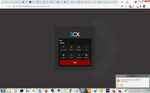 3CX Webclient Auto Dial ডাউনলোড করুন – অটোমেটিক কল ফিচার - Screenshot 1