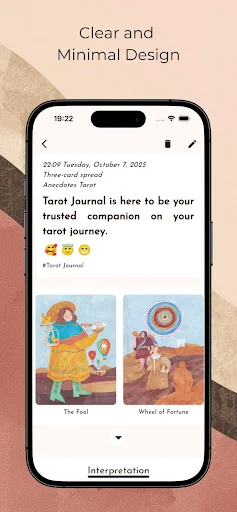 Tarot Journal ডাউনলোড করুন – আপনার ট্যারোট রিডিং ট্র্যাক ও বিশ্লেষণ করুন - Screenshot 2