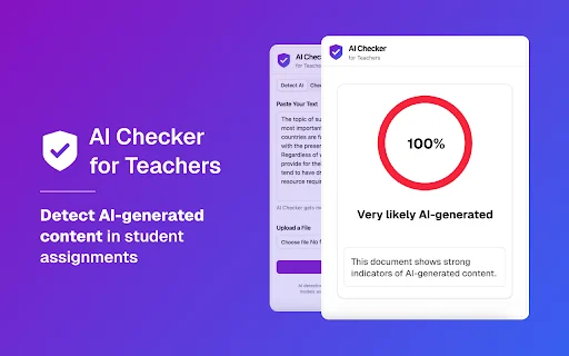 AI Checker for Teachers ডাউনলোড করুন – সেরা AI ও প্লেজারিজম ডিটেক্টর - Screenshot 1