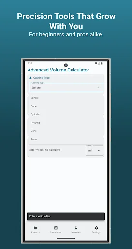 Resin Calculator ডাউনলোড করুন – রেজিন আর্ট হিসাব করার সেরা অ্যাপ - Screenshot 7