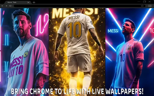 Lionel Messi Live Wallpaper ডাউনলোড করুন – সেরা ফুটবল থিম - Screenshot 1