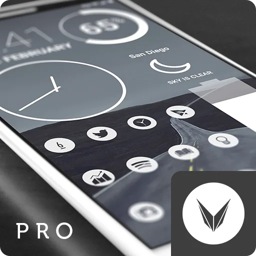 Light Void Pro – White Icons ডাউনলোড করুন – সেরা মিনিমালিস্ট আইকন প্যাক