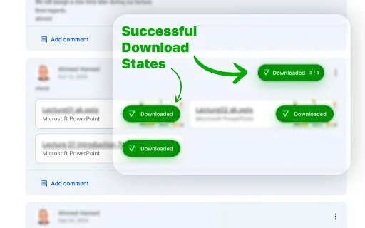 Classroom Quick Downloader – Google Classroom ফাইল ডাউনলোড করুন - Screenshot 2