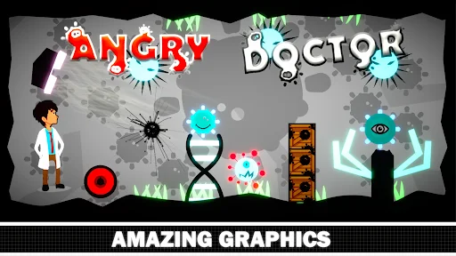 Angry Doctor – Physics Puzzle গেমটি ডাউনলোড করুন – ভাইরাস ধ্বংস করার সেরা গেম - Screenshot 8