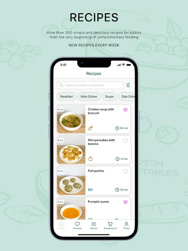 Baby Plates ডাউনলোড করুন – শিশুদের স্বাস্থ্যকর রেসিপি ও পুষ্টি পরিকল্পনা - Screenshot 1