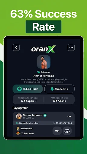 Oranx: Betting Tips ডাউনলোড করুন – AI ভিত্তিক সঠিক প্রেডিকশন - Screenshot 9