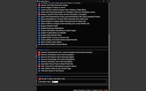 NexusMods Advance: Enhance Your Modding Experience & Manage Mods - Screenshot 1