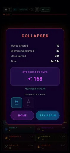 Idle Black Hole: Space Clicker ডাউনলোড করুন – সেরা স্পেস গেম - Screenshot 1