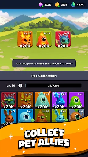 Shiba Story Go! RPG ডাউনলোড করুন – সেরা ফ্রি আইডল অ্যাডভেঞ্চার গেম - Screenshot 4