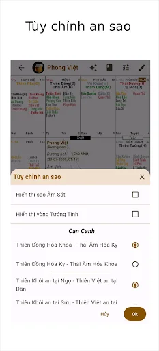 Lập Lá Số Tử Vi ডাউনলোড করুন – রাশিফল ও জ্যোতিষশাস্ত্রের সেরা অ্যাপ - Screenshot 21