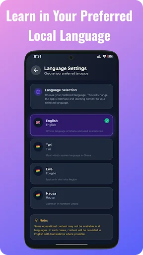 EduMate Africa ডাউনলোড করুন – এআই চালিত শিক্ষা ও কুইজ অ্যাপ - Screenshot 6