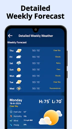 Weather Radar Home ডাউনলোড করুন – লাইভ ওয়েদার ও স্টর্ম র‍্যাডার - Screenshot 3