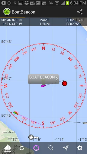 Boat Beacon – AIS Navigation ডাউনলোড করুন | মেরিন ট্র্যাকিং অ্যাপ - Screenshot 3