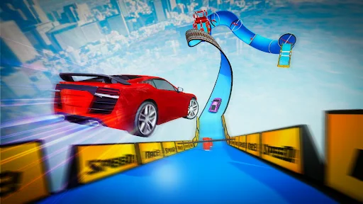 Car Stunts: Stunt Driving Game ডাউনলোড করুন – মেগা র‍্যাম্প রেসিং - Screenshot 14
