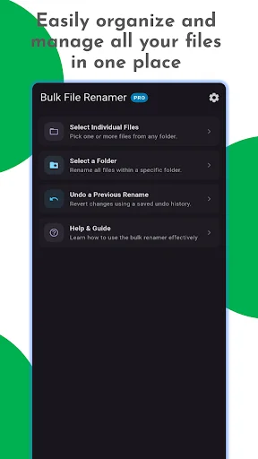Bulk File Renamer ডাউনলোড করুন – স্মার্ট ফাইল রিনেম টুল - Screenshot 1