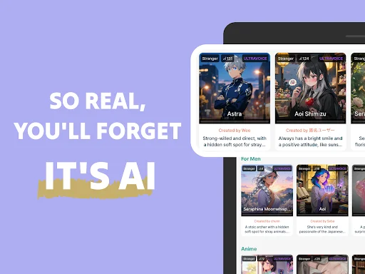 AITOMO : ANIME Voice AI Chat ডাউনলোড করুন – জাপানি ভাষা শিখুন - Screenshot 6