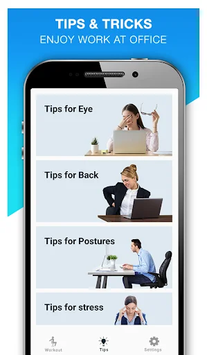 Office Workout Exercises ডাউনলোড করুন – ডেস্ক এক্সারসাইজ অ্যাপ - Screenshot 4