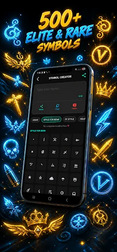 Pro Name Style: Elite Symbols ডাউনলোড করুন – সেরা গেমিং নিকনেম মেকার - Screenshot 3